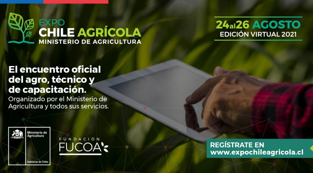 Más de 150 actividades de capacitación e información tendrá Expo Chile Agrícola 2021