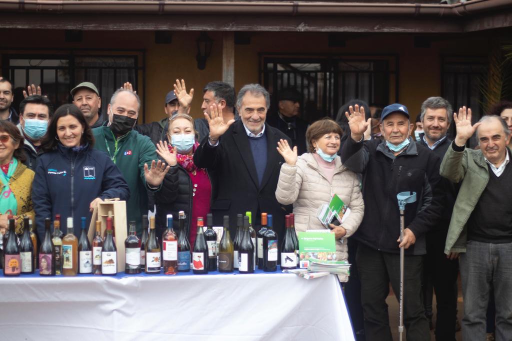 Minagri pone en marcha seguro agrícola con subsidio estatal para proteger a más de 4.500 pequeños viñateros de Ñuble y Biobío